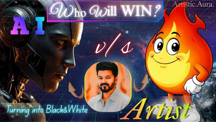 AI vs ARTIST – YouTube Thumbnail Design