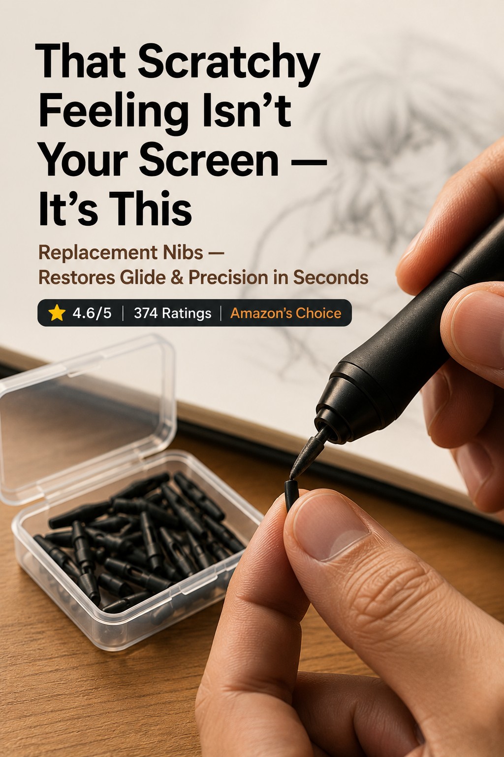 XPPen Replacement Nibs (20-Pack) — a closer look