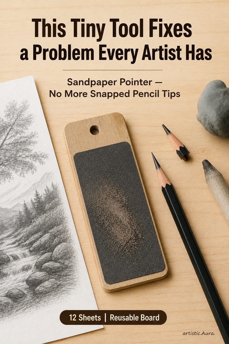 Sandpaper Pencil Pointer / Sharpener — a closer look
