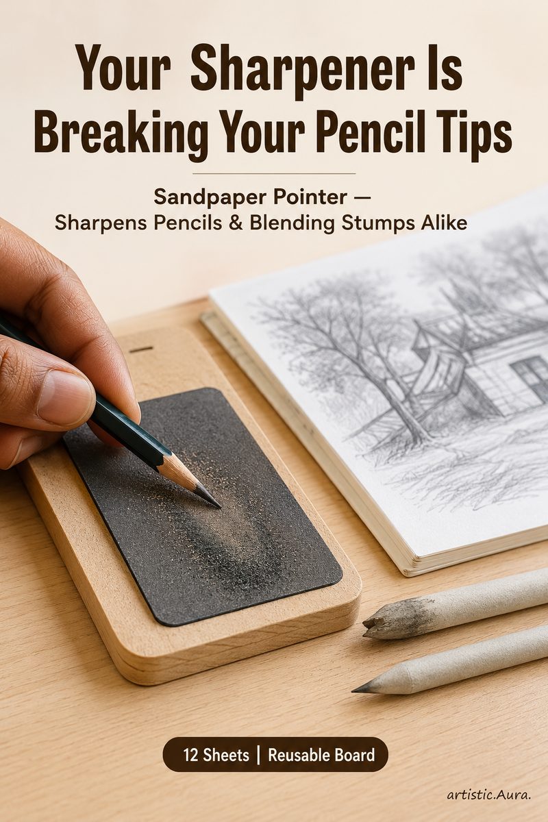 Sandpaper Pencil Pointer / Sharpener