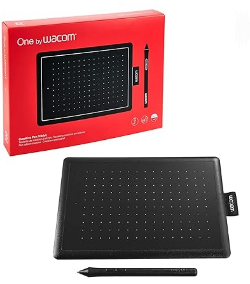 One by Wacom Small Digital Drawing Tablet